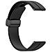 Cinturino Per Orologio Con Fibbia Magnetica In Silicone Black 22 Mm - Foto miniatura 1
