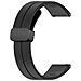 Cinturino Per Orologio Con Fibbia Magnetica In Silicone Black 22 Mm - Foto miniatura 4