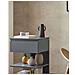 Tavolino Da Divano Tavolino Da Soggiorno Comodini Letto Con Cassetto Grigio Fbt49-hg - Foto miniatura 2