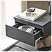 Tavolino Da Divano Tavolino Da Soggiorno Comodini Letto Con Cassetto Grigio Fbt49-hg - Foto miniatura 3