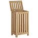Cesto Del Bucato 35x25x60 Cm In Legno Massello Di Teak - Foto miniatura 2