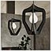 Lampada A Sospensione Tres Nero Sl. 0930 - Industriale Lampade A Sospensione Nero 130x33x33 Cm - Foto miniatura 1