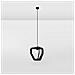 Lampada A Sospensione Tres Nero Sl. 0930 - Industriale Lampade A Sospensione Nero 130x33x33 Cm - Foto miniatura 2