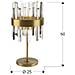 Lampada Da Tavolo Grace 6l, Golden - Foto miniatura 6
