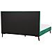 Letto Velluto Bayonne 180 X 200 Cm Verde - Foto miniatura 3