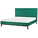 Letto Velluto Bayonne 180 X 200 Cm Verde - Foto miniatura 5