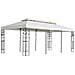 Gazebo Con Tetto Doppio Bianco 6x3 M In Acciaio - Foto miniatura 1