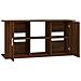 Supporto Acquario 121x41x58 Cm Legno Multistrato Rovere Marrone - Foto miniatura 5