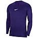 Maglia Dri-Fit Park First Layer Av2609-547 Uomo Taglia L Colore Viola - Foto miniatura 1