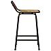 Sgabelli da Bar 4 pz 46x35,5x80 cm Legno Massello Grezzo Mango - Foto miniatura 5