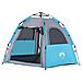 Tenda da Campeggio Cabina 4 Persone Blu a Rilascio Rapido - Foto miniatura 4