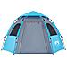 Tenda da Campeggio Cabina 4 Persone Blu a Rilascio Rapido - Foto miniatura 5