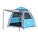 Tenda da Campeggio Cabina 4 Persone Blu a Rilascio Rapido - Foto miniatura 7