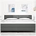 Testiera  Design Linee Grigio Scuro 180 cm Tessuto - Foto miniatura 3