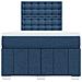 Giroletto a Molle con Materasso Blu 120x190 cm in Tessuto - Foto miniatura 6