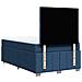 Giroletto a Molle con Materasso Blu 120x190 cm in Tessuto - Foto miniatura 8