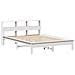 Letto Libreria senza Materasso Bianco 135x190 cm Legno di Pino - Foto miniatura 7