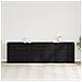 Sideboards 3 pz Rovere Nero Legno Ingegnerizzato - Foto miniatura 4