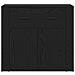 Sideboards 3 pz Rovere Nero Legno Ingegnerizzato - Foto miniatura 8