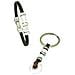 Set Portachiavi E Bracciale In Pelle Marrone Tub1 - Foto miniatura 1