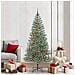 Albero di Natale Artificiale Imbiancato con Luci LED 210 cm - Foto miniatura 2