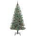 Albero di Natale Artificiale Imbiancato con Luci LED 210 cm - Foto miniatura 4