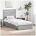 Letto con Contenitore con testiera Grigio Sonoma 90 x 190 cm - Foto miniatura 2