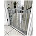 Safetots Cancelletto Di Sicurezza Con Parte Superiore Incurvata, 198cm - 207cm, Grigio Opaco - Foto miniatura 4