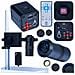 Set Microscopico Norma Black Pro 3 In 1 - Camera Hdmi 1080p, Obiettivo 100x, Piattaforma 50mm / 40mm | Alta Qualità Immagine, Precisione, Stabilità - Foto miniatura 1