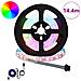 Striscia LED 12 pcs Nero e trasparente 1200 mm Rame e plastica - Foto miniatura 2