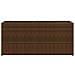 Fioriere da Giardino con 2 Vasi Marrone 90x20x40 cm Polyrattan - Foto miniatura 6