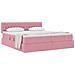 Letto con Contenitore con materasso Rosa 100 x 200 cm - Foto miniatura 3