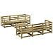 Set Divani da Giardino 7 pz in Legno Impregnato di Pino - Foto miniatura 1
