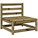 Set Divani da Giardino 7 pz in Legno Impregnato di Pino - Foto miniatura 5
