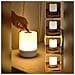 Lampada Da Comodino Con Controllo Touch, 3 Temperature Colore Dimmerabili Senza Scatti, Luce Soffice Per Gli Occhi E Bagliore Ambientale A 360 Gradi - Foto miniatura 4