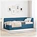 Struttura Letto Angolare con Materasso 2 pcs Blu Velluto - Foto miniatura 2