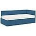 Struttura Letto Angolare con Materasso 2 pcs Blu Velluto - Foto miniatura 4