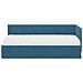 Struttura Letto Angolare con Materasso 2 pcs Blu Velluto - Foto miniatura 5