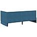 Struttura Letto Angolare con Materasso 2 pcs Blu Velluto - Foto miniatura 9