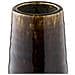 Vaso In Ceramica Marrone Con Smalto A Colatura Ø12,5×48 Cm - Foto miniatura 3