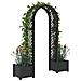 Arco di Rose con Vaso Antracite 168,5 x 43 x 207 cm PP - Foto miniatura 2