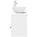Mobile Lavabo da Parete Bianco Lucido 49,5 x 41 x 64,5 cm - Foto miniatura 3