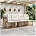 Divano da Giardino 4 Posti con Braccio Sinistro 4 pcs - Foto miniatura 2