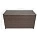 Baule da Giardino Marrone 120x50x60 cm in Polyrattan - Foto miniatura 2