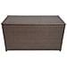 Baule da Giardino Marrone 120x50x60 cm in Polyrattan - Foto miniatura 4