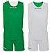 Kit Double - Completino Da Basket Reversibile Di Maglia Smanicata E Pantaloncino Di Colore Verde / bianco Taglia Xl - Foto miniatura 1