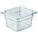 Bacinella Gastronorm Gn 1/6 Cm 17,6x16,2 In Policarbonato - 1/6 H 100 - Foto miniatura 1