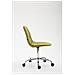Sedia Ufficio Reims in Tessuto - Sedia da Lavoro con Ruote I Poltroncina Design Imbottita e Trapuntata I Sedia Scrivania Regolabile in Altezza I Sedia Studio Girevole Verde - Foto miniatura 3