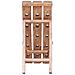 Portavini Da 15 Bottiglie 26x50x70cm Legno Massello Di Recupero - Foto miniatura 4