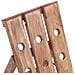 Portavini Da 15 Bottiglie 26x50x70cm Legno Massello Di Recupero - Foto miniatura 7